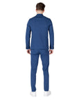 Mulish Striped Cefalonia ABS990 Blazer & Pants 2-Piece Suit - Blue - Made In Italy