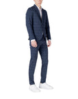 Mulish Galapagos ABS-992 Blazer & Pants 2-Piece Suit - Blue - Made In Italy