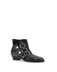 Chloé Susanna Leather Ankle Boots - Black