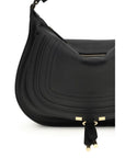 Chloé Marcie Leather Shoulder Bag - Black
