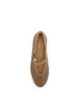 LE SILLA Gilda Crystal Embellished Mary Jane-Ballet Flats - Mocha Brown