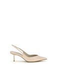 LE SILLA Vivienne Leather Mid Heel Pumps - Ivory