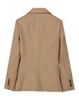 Brunello Cucinelli Warm Beige Wool Coat