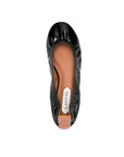 Lanvin Black Leather Ballet Flats
