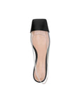 Gianvito Rossi Plexiglass Slingback Ballet Flats - Black
