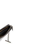 Alexander McQueen Black Leather Clutch Bag