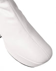 Prada Side Zip Rain Boots - White