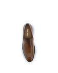 Miu Miu Dark Brown Leather Loafers