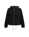 Prada Black Blouson Hooded Jacket