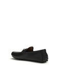 Gucci Leather Horsebit Driver Loafers - Black
