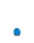 The Row Suede Leather Moccasin - Blue