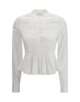 Alexander McQueen White Cotton Dress Shirt