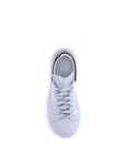 Alexander McQueen Black & White Leather Platform Sneakers