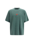 Balenciaga Sage Green Cotton T-Shirt