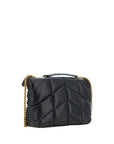 Saint Laurent Quilted Black Leather Shoulder Bag