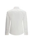 Burberry White Casual Collar Shirt