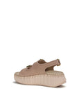 Chloé Nama Wedge Leather Platform Sandals