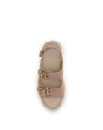 Chloé Nama Wedge Leather Platform Sandals