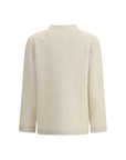 Gucci Porcelain Structured Wool Cardigan
