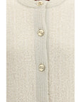 Gucci Porcelain Structured Wool Cardigan