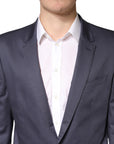 Dolce & Gabbana Martini Blazer & Pants 2-Piece Suit - Deep Blue
