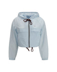Prada Hooded Eco Re-Nylon Cropped Jacket