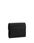 Saint Laurent Cassandre Matelassé Compact Tri-Fold Wallet