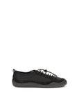 Prada Paracord Lace-Up Leather Sneakers - Black