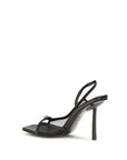 LE SILLA Vittoria Mesh Stiletto Heel Sandals - Black