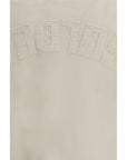 Golden Goose Logo Beige Cotton T-Shirt
