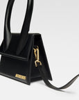 Jacquemus Le Chiquito Moyen Black Leather Handbag