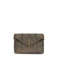 Saint Laurent Medium Loulou Puffer Shoulder Bag - Gray/Grey