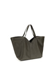 Saint Laurent Leather Y Tote Bag - Light Musk