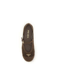 Prada Brown Crochet Mary Jane Shoes