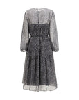 Max Mara Black Silk Campo Dress