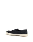 Prada Deep Blue Suede Leather Loafers