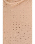 PINKO Nude/Beige Maxi Cocktail Dress