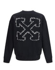 Off-White Script Arrow Sweatshirt - Ivory