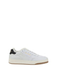 Saint Laurent SL/61 Leather Low Top Sneakers - White