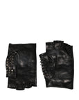 Dolce & Gabbana Pearl & Crystal Embellished Fingerless Gloves