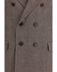 Brunello Cucinelli Linen Blazer - Taupe Brown