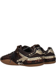Miu Miu Gymnasium Snake Embossed Sneakers