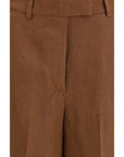 Lardini Bermuda Long Skorts - Milk Chocolate