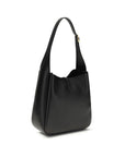 Saint Laurent Le 5 à 7 Leather Shoulder Bag - Black