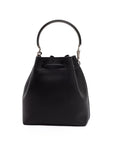Jimmy Choo Bon Bon Leather Bucket Bag - Black