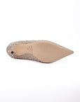 Jimmy Choo Crystal Embellished Love 85 Pumps - Bronze