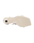 Jimmy Choo Embellished Satin Verity Sandals 100 - White