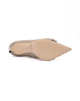 Jimmy Choo Taupe Gray/Grey Patent Leather Cheri 85 Pumps