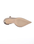 Jimmy Choo Leona 85 Pumps - Taupe Grey