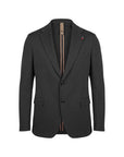 Mulish ABS110 Leopardi Blazer & Pants 2-Piece Suit - Black - Made In Italy